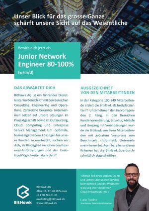 Seite 1 Junior Network Engineer 80-100%