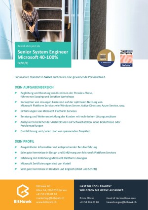 Seite 2 Senior System Engineer Microsoft 40 - 100% (w/m/d)