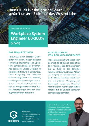 Seite 1 Workplace System Engineer 60-100%
